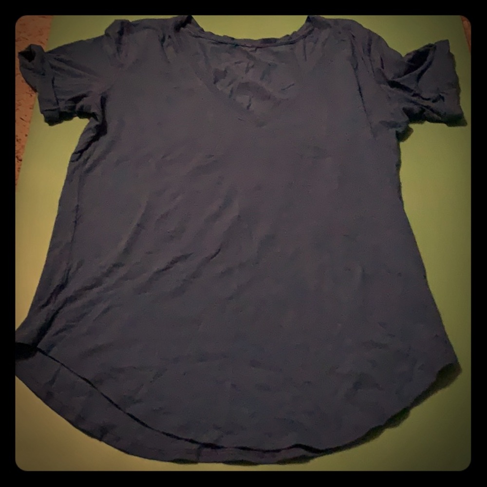 Lululemon Blue short sleeve top !! Size 10
